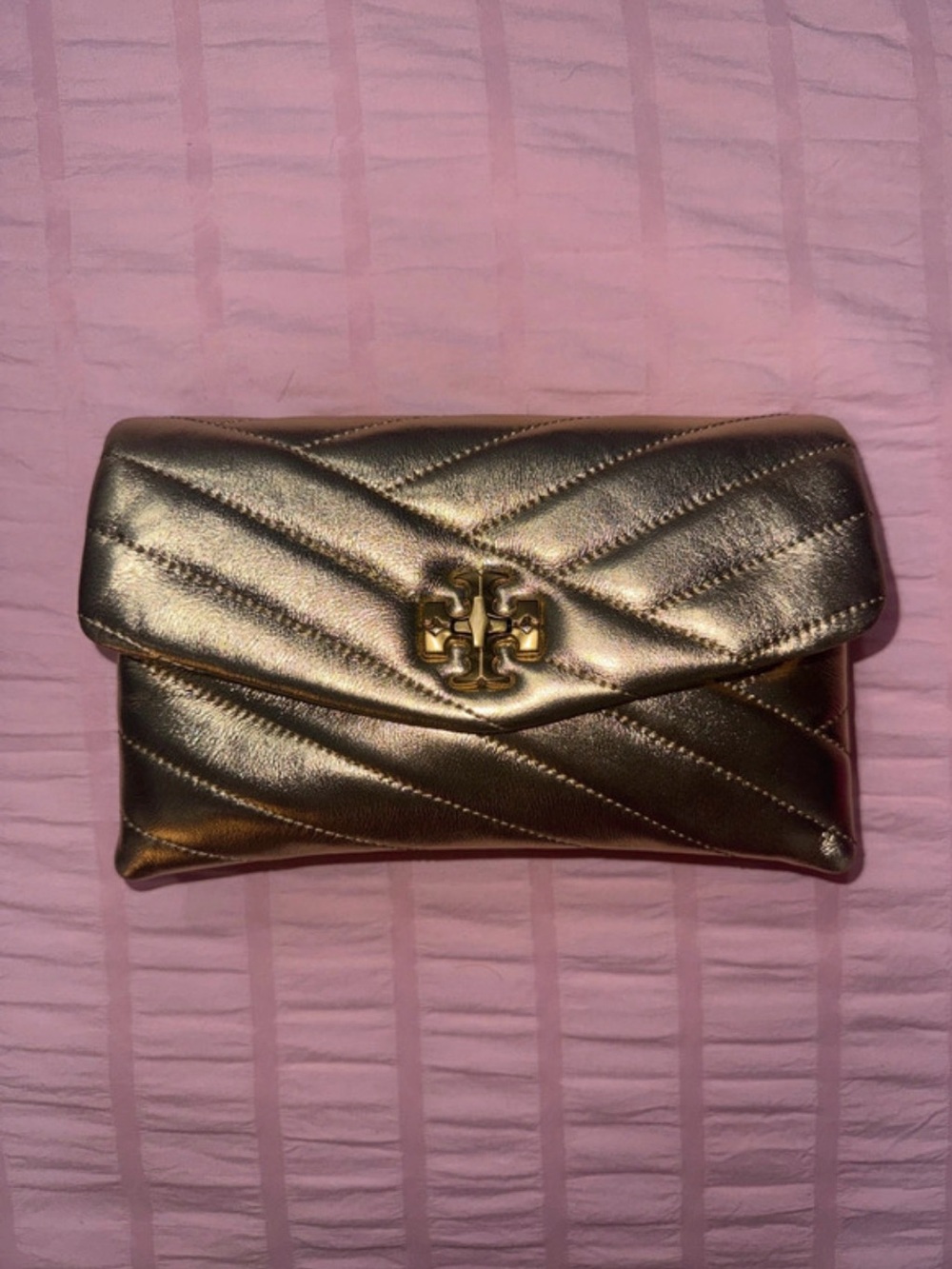 Tory Burch Kira Chevron Chain Wallet